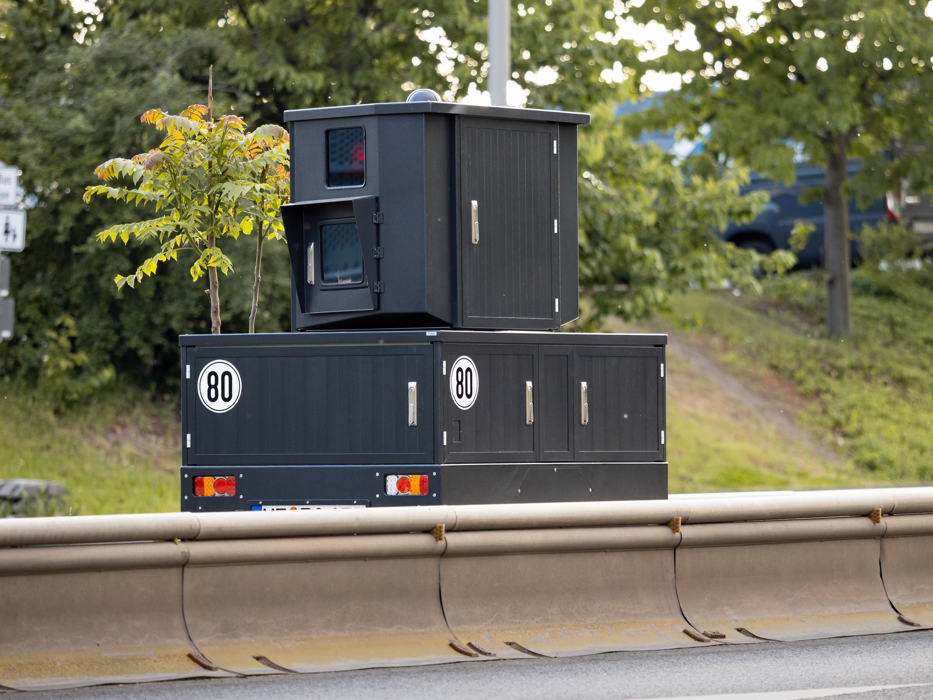 Przykładowy fotoradar w Niemczech - zdj. ilustracyjne