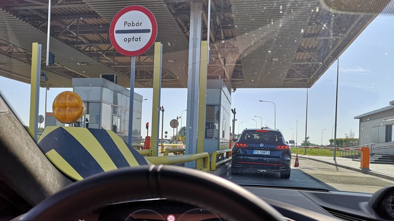 Pobór opłat na autostradzie