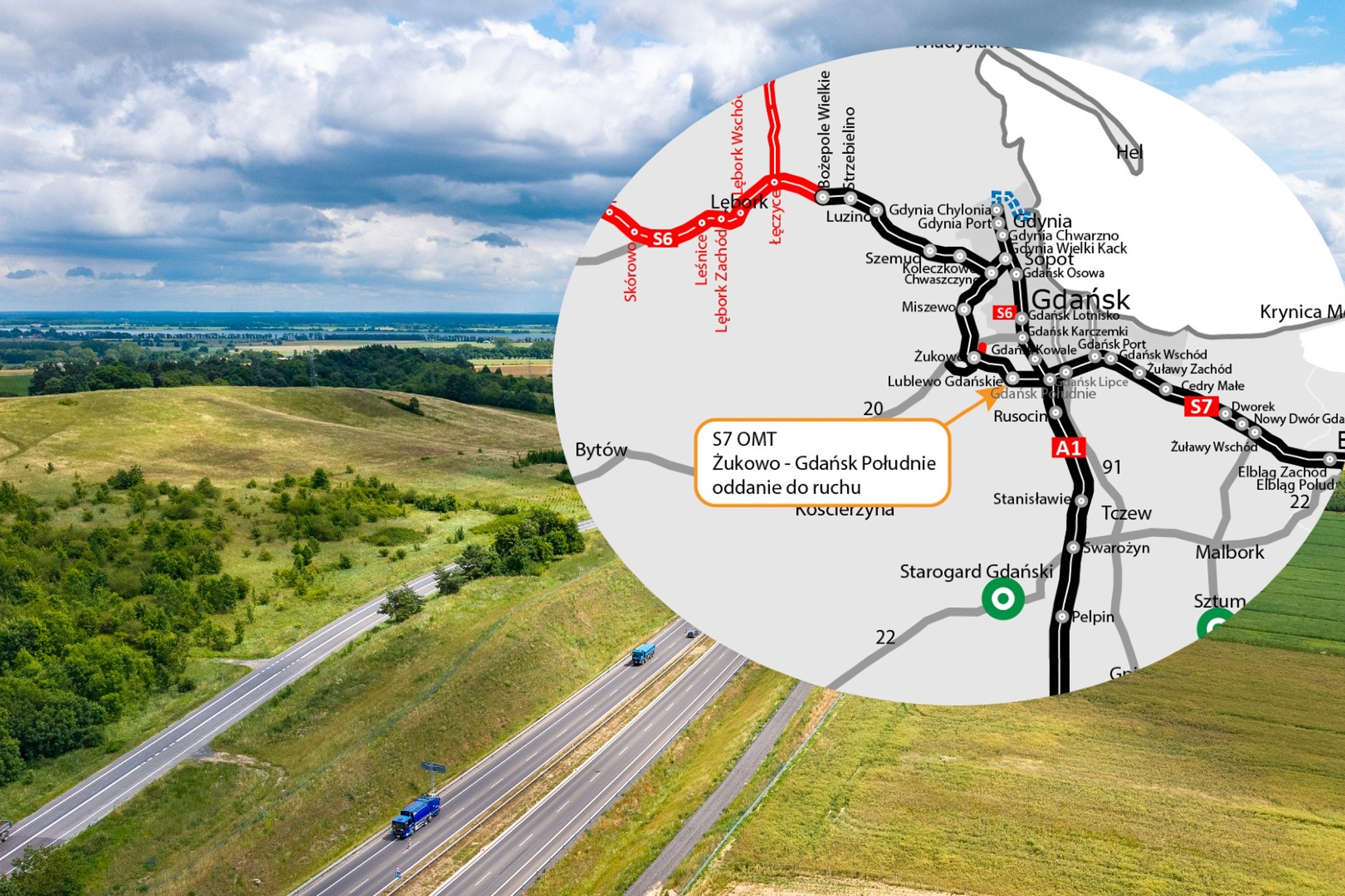 Kolejny odcinek S7 oddany kierowcom tuż przed świętami. GDDKiA podaje nowe ograniczenie prędkości
