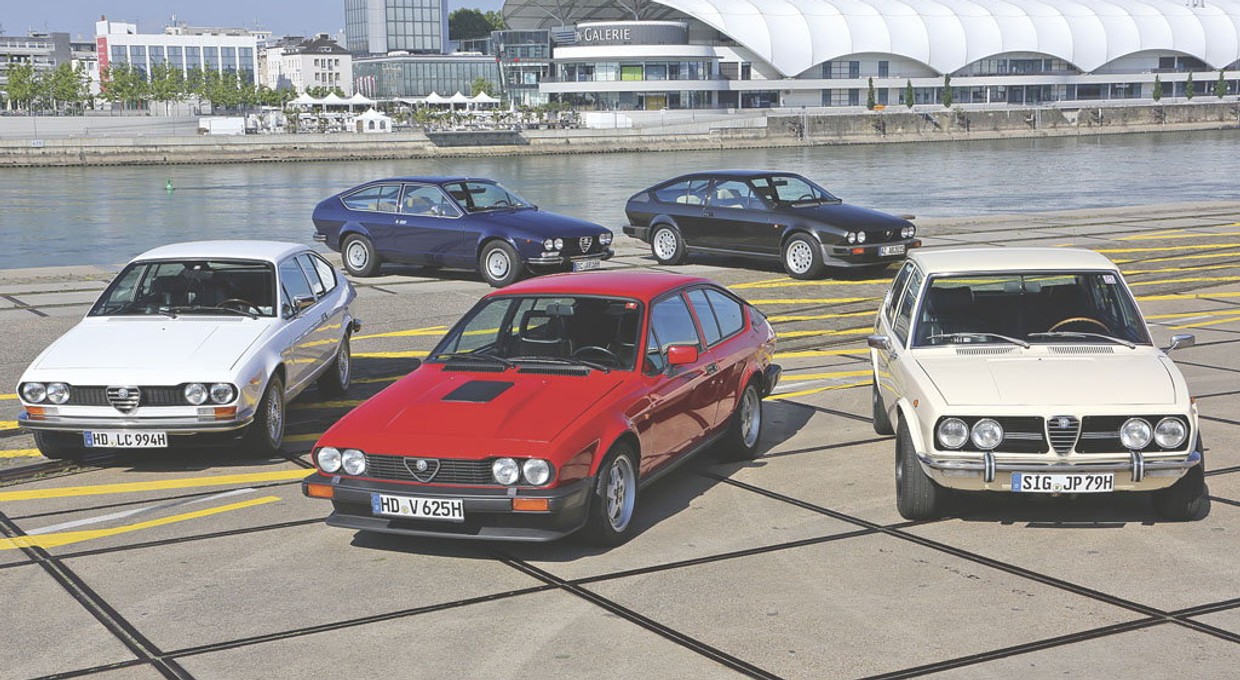 La famiglia - 40 lat Alfy Romeo Alfetty GT