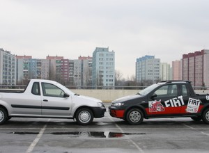 Strada vs. Logan - pojedynek pikapów