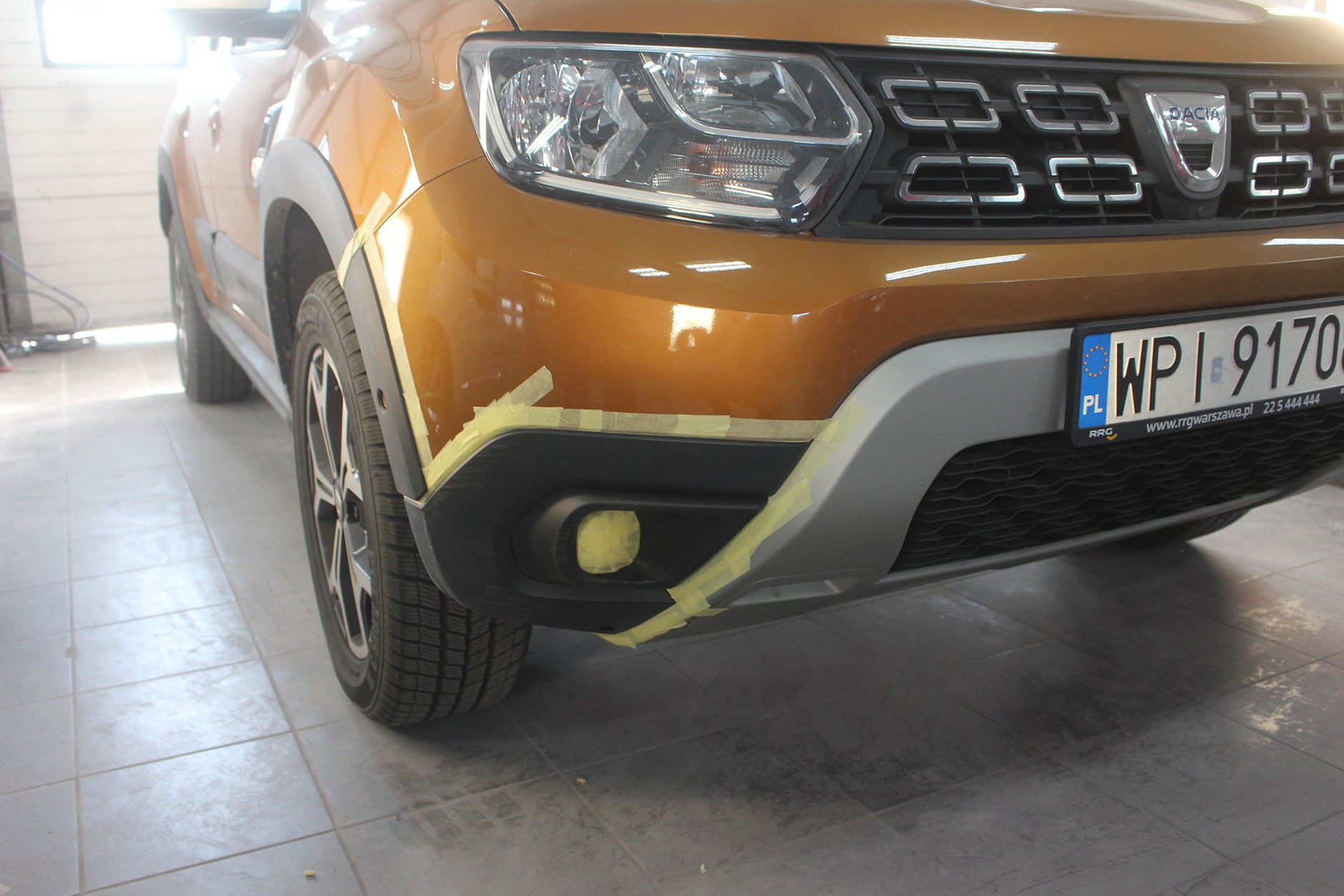 Porysowany zderzak można naprawić!