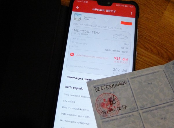 Są nowe dane w aplikacji, są też błędy. Ważne, żeby kierowcy zawczasu je wyłapali