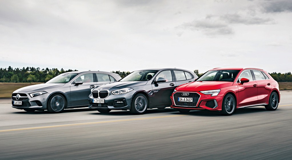 Porównanie: nowe Audi A3 kontra BMW serii 1 i Mercedes klasy A