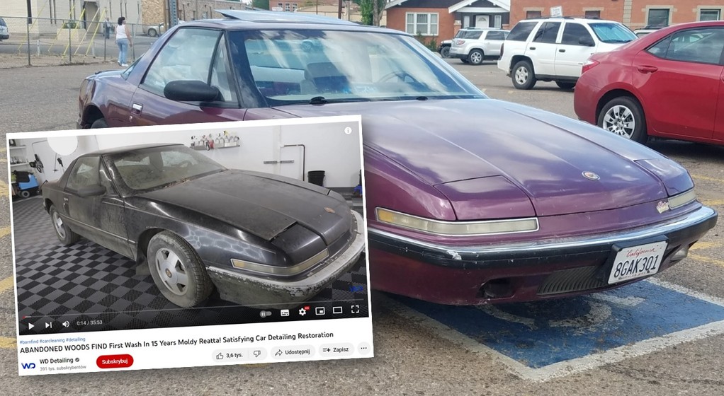 Buick Reatta wyciągnięty po 15 latach z krzaków