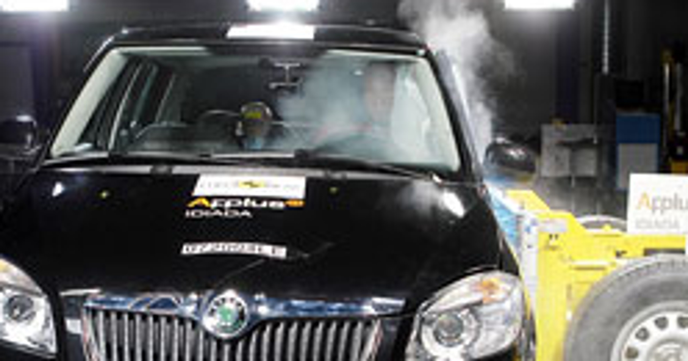 Škoda Fabia II - crashtest w wersji wideo