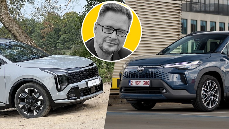 Kia Sportage (po lewej) i Toyota Corolla Cross