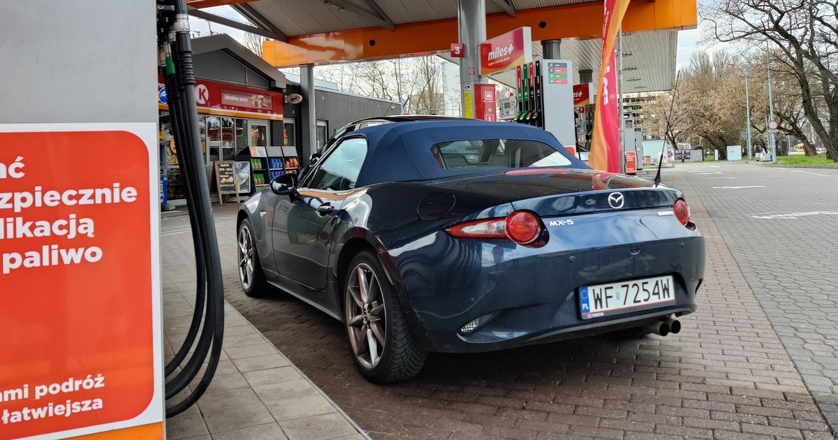 Nowa Mazda MX-5 wciąż będzie odwiedzać stacje paliw