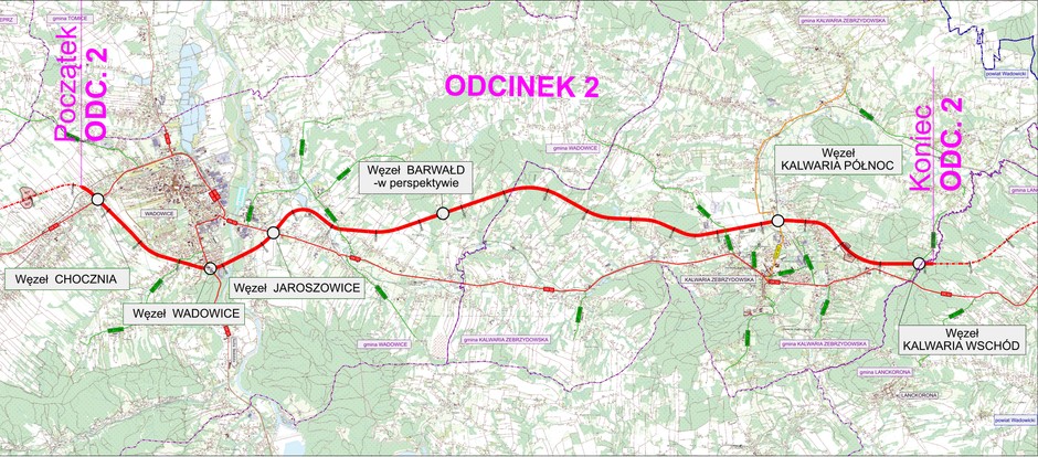S52 Chocznia – Kalwaria Zebrzydowska