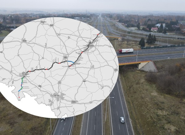 Najdłuższa droga ekspresowa w Polsce. GDDKiA pokazała mapę. A co z nowymi datami?