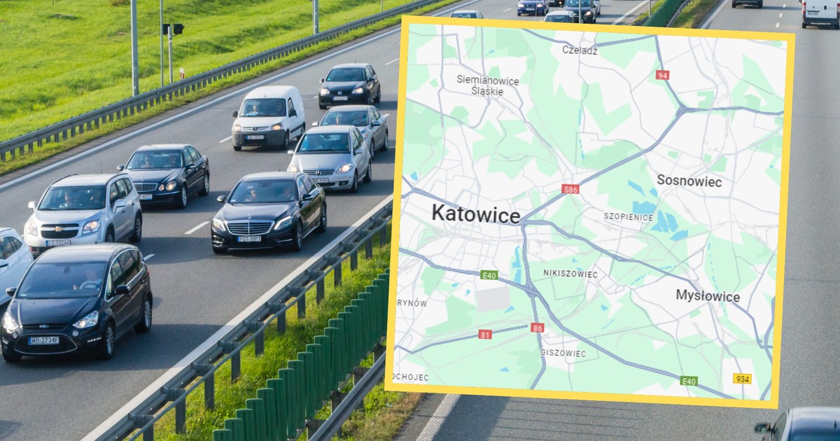 Droga S86 to najkrótsza ekspresówka w Polsce (screen: Google Maps)