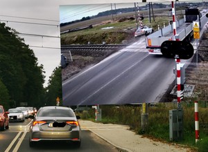 Niezwykły manewr kierowcy BMW na przejeździe kolejowym [WIDEO]
