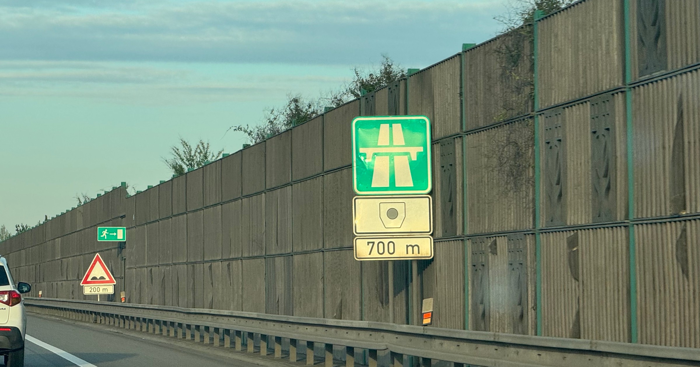 Znak E11b w Czechach