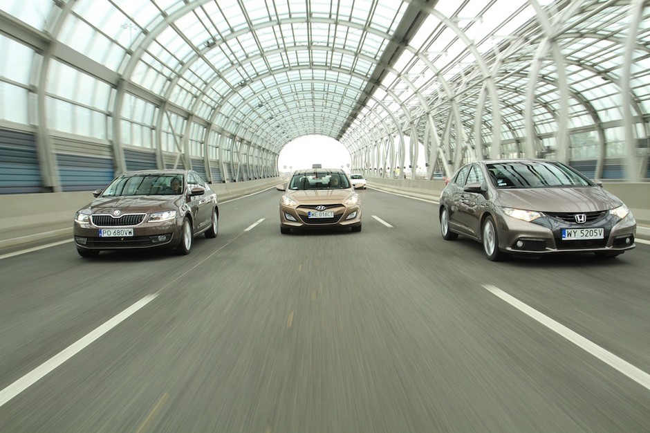 Honda Civic, Hyundai i30, Skoda Octavia w teście z Kubą Giermaziakiem