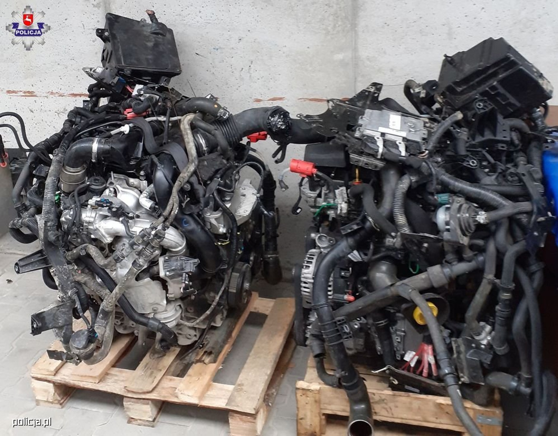 Części ze skradzionych samochodów