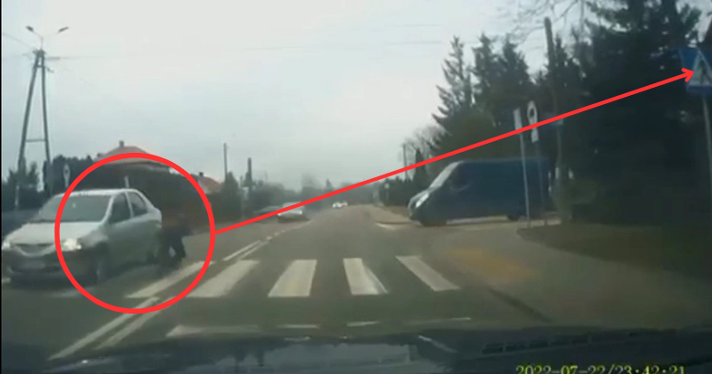 Ten kierowca kompletnie zignorował przepisy