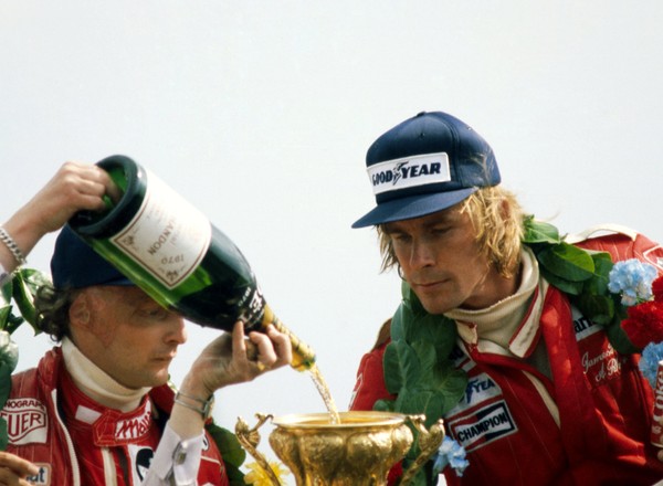 Niki Lauda i James Hunt - rywale z F1