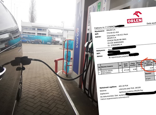 W weekend tankowałem już po 6 zł za litr. To najtaniej w całej UE