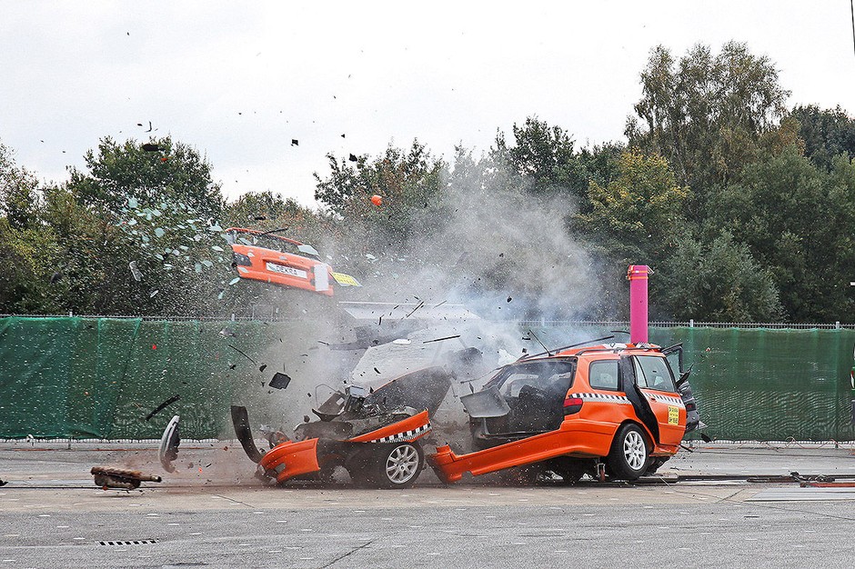 Peugeot 406 Kombi w teście zderzeniowym
