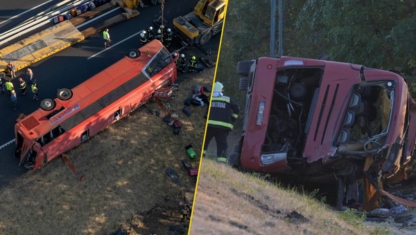 Wypadek polskiego autokaru na Węgrzech