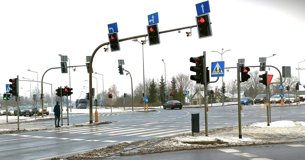 Skrzyżowanie w Szczecinie objęte systemem RedLight