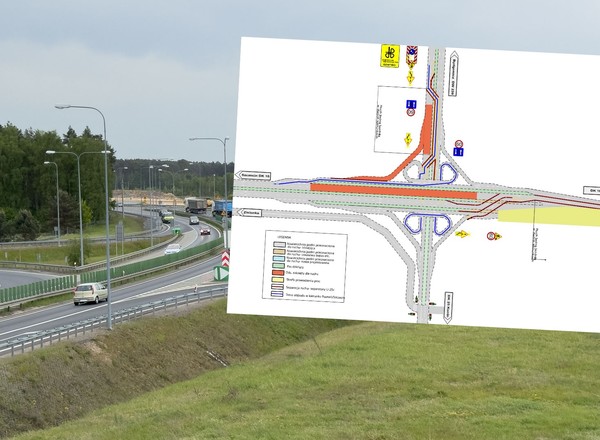 Będą zmiany na węźle Bydgoszcz Południe. Ma to związek z budową drogi S10