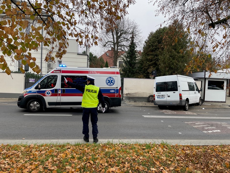 Policjant kierujący ruchem