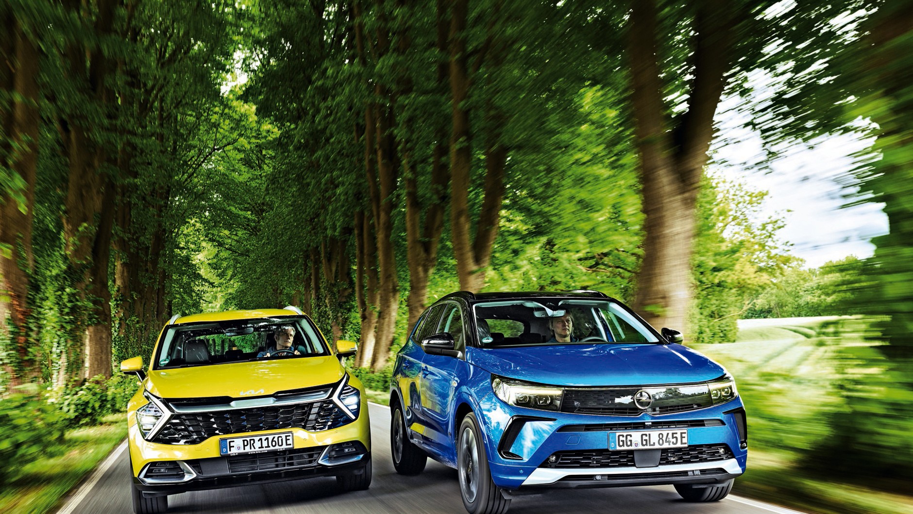 Kia Sportage plug-in kontra Opel Grandland plug-in