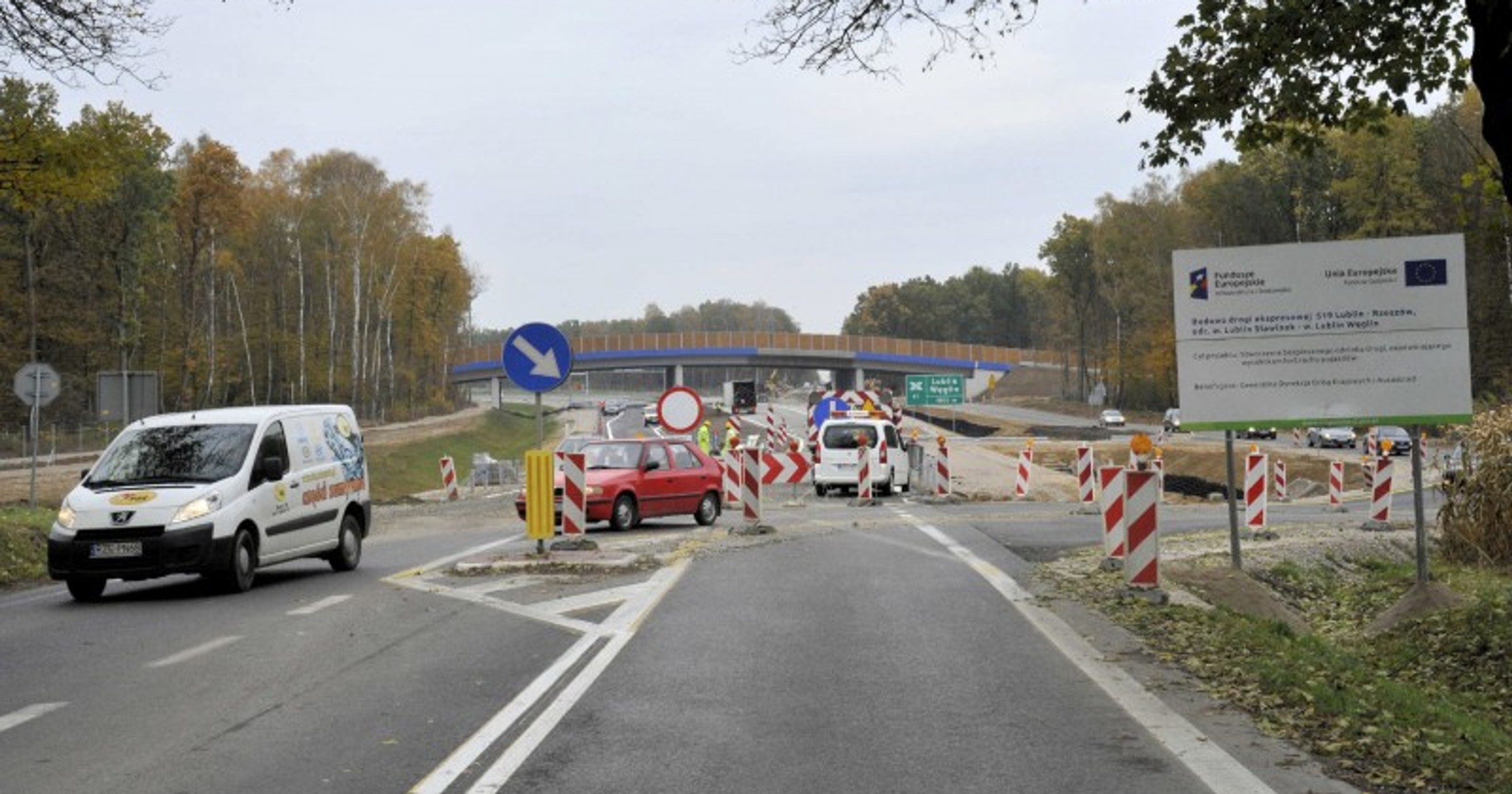 Budowa drogi ze wsparciem ze środków UE