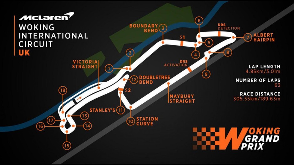 McLaren zorganizuje Grand Prix F1 wokół Woking?
