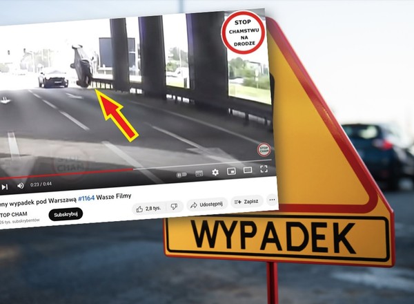 Kaskaderskie sceny na S8. Wypadek pod Warszawą jak z filmu akcji [WIDEO]