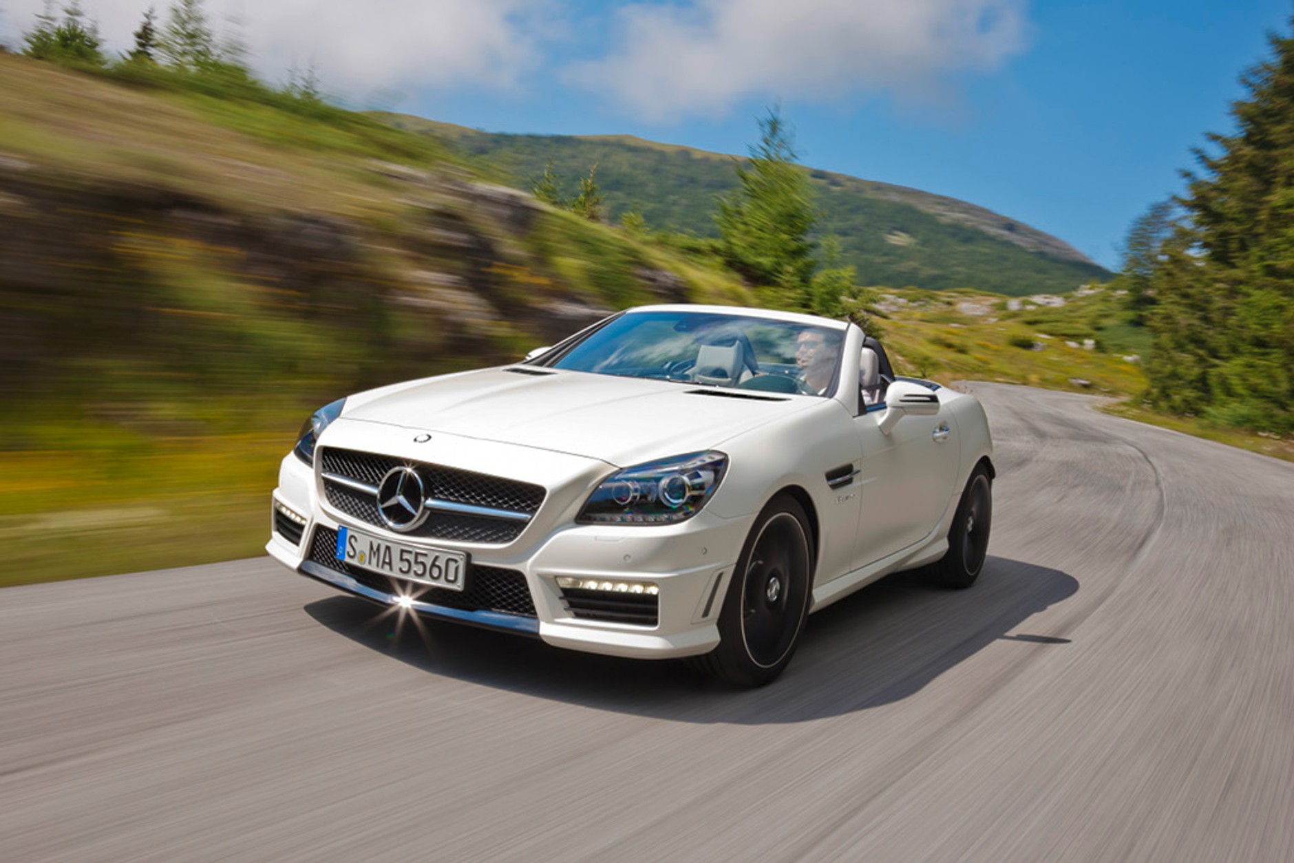 Mercedes SLK 55 AMG: mocny zawodnik