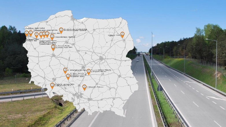 GDDKiA przedstawia stan trwających przetargów na nowe inwestycje drogowe