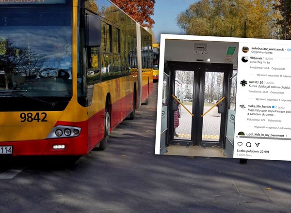 Film z drzwiami autobusu niespodziewanym hitem sieci. "Majestatyczne, napełniające pokorą i skromne"