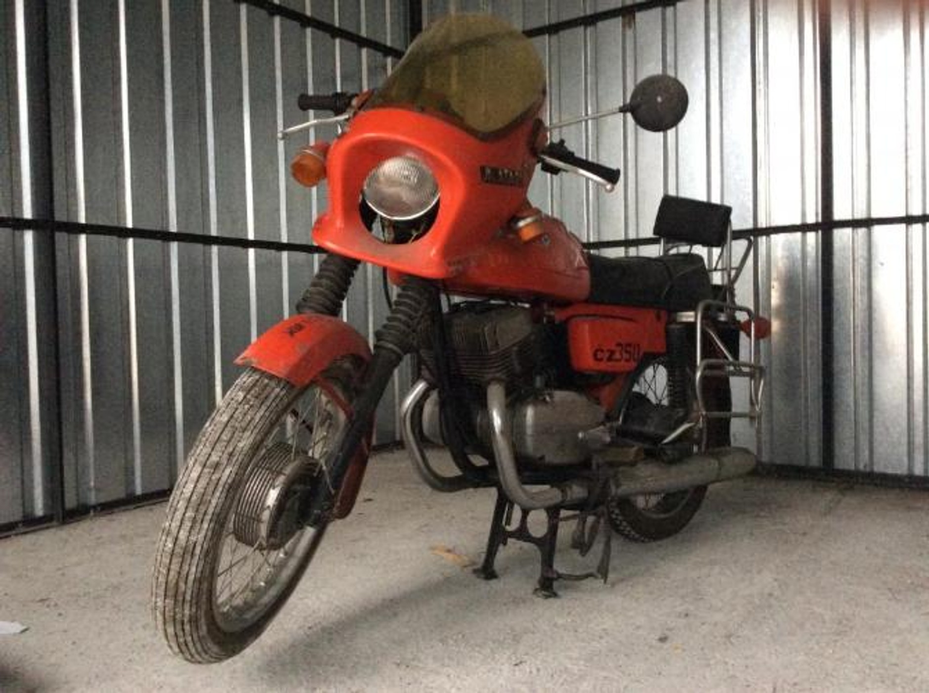 Jawa CZ350 z napadu na bank w 1988 roku