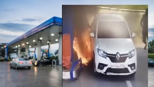 Zapalił papierosa podczas tankowania, to nie mogło się dobrze skończyć