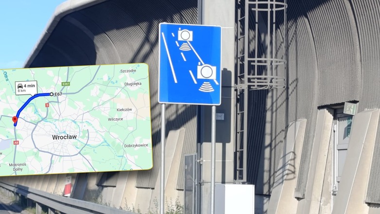 Nowy odcinkowy pomiar prędkości na AOW (A8)