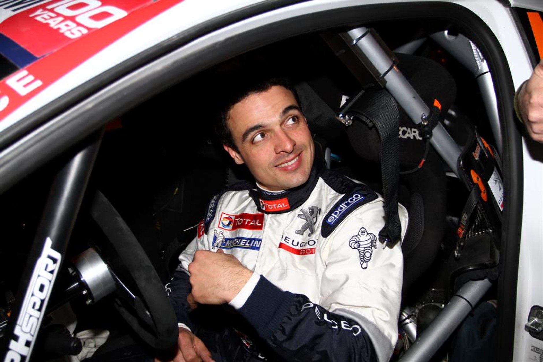 Bryan Bouffier i Peugeot 208 R2 w Rajdzie Polski 2012