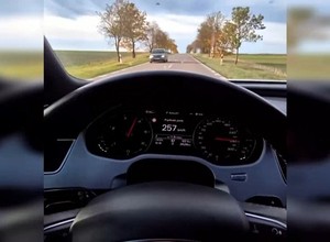 Jechał drogą wojewódzką z prędkością 257 km na godz. i nagrywał. Filmik udostępniono policji