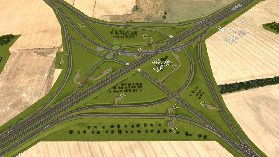 Nowe połączenie autostrady A6 i DK13