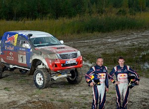 Adam Małysz testował nową Toyotę Hilux