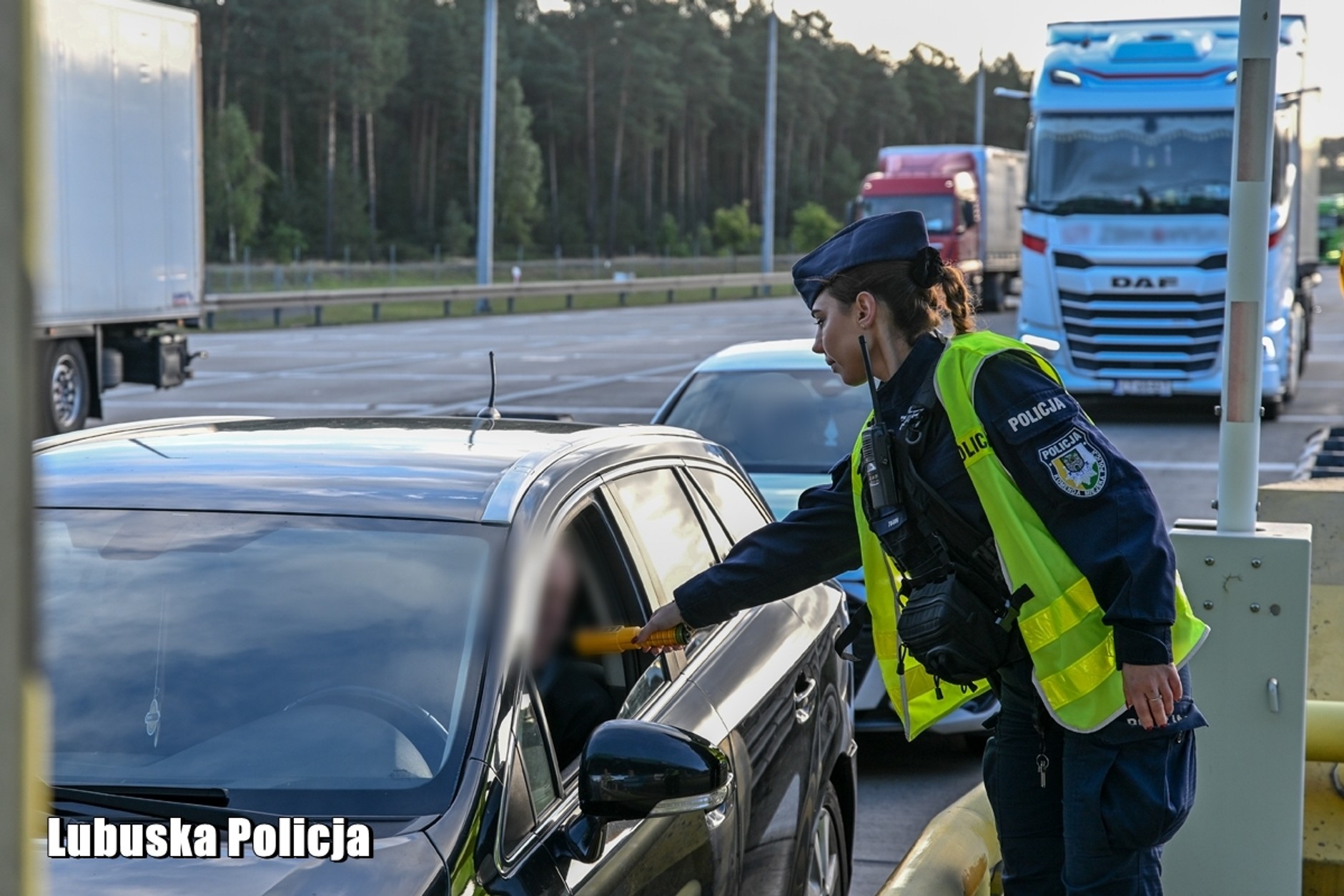 Kontrola trzeźwości na A2