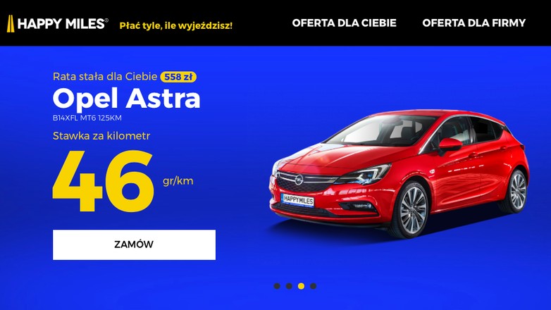 Happy Miles - wynajem auta na kilometry