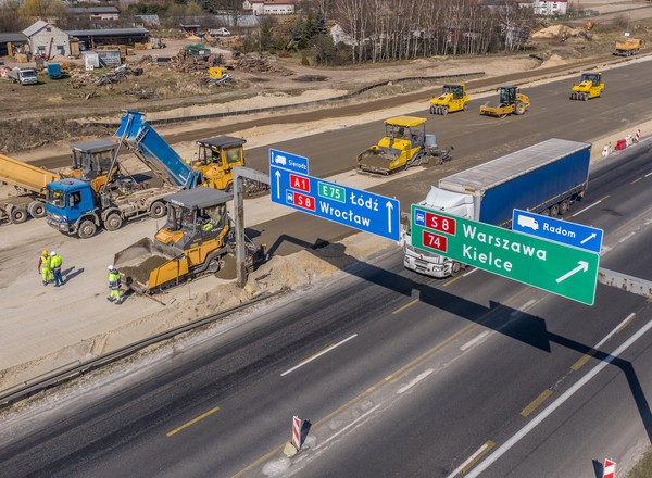 Stan budowy polskich autostrad – w najbliższych miesiącach przybędzie 140 km