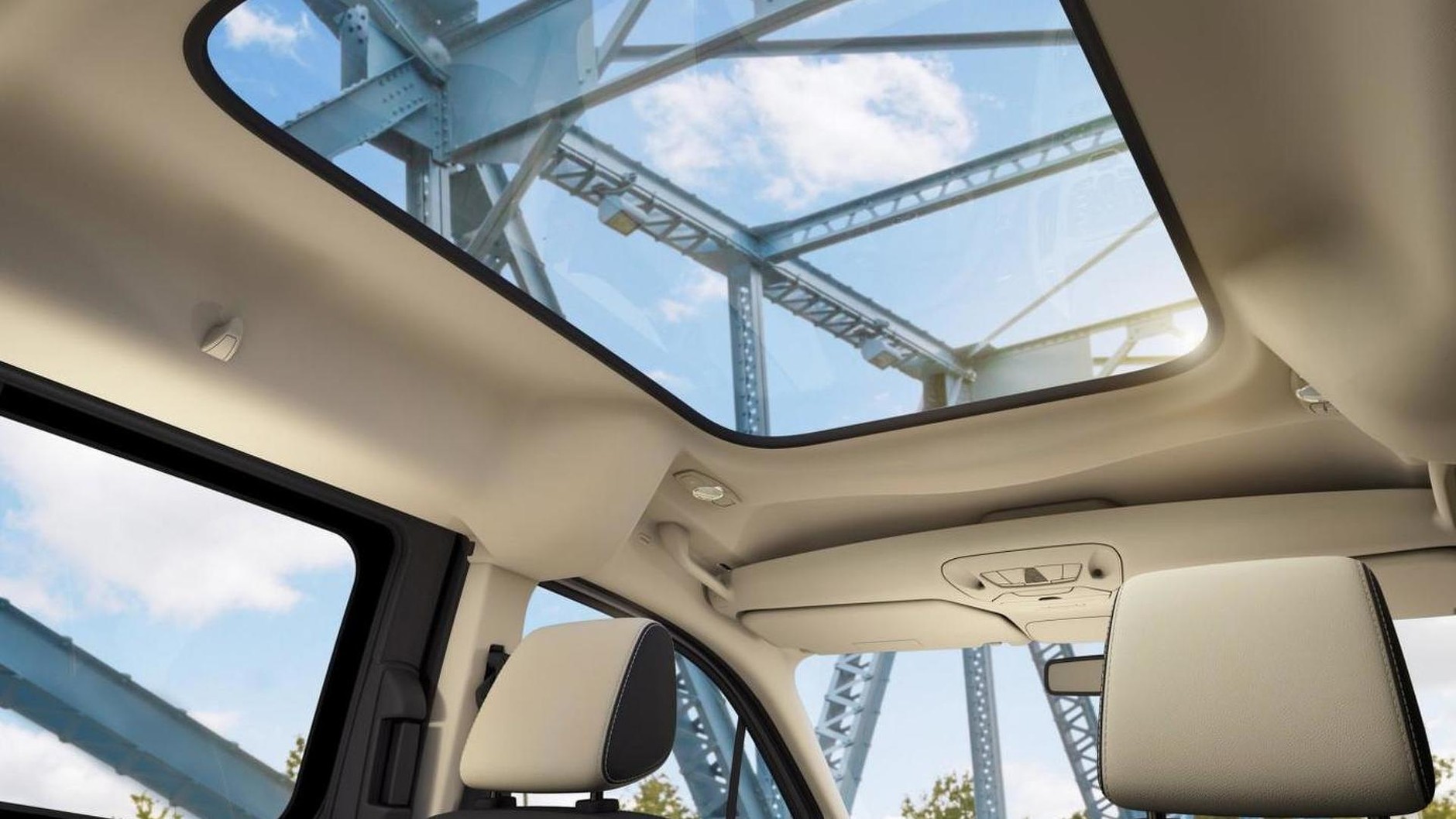 Panoramiczny dach w aucie