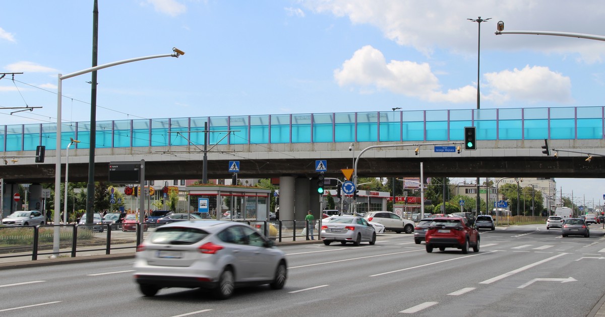 System RedLight na skrzyżowaniu w Warszawie