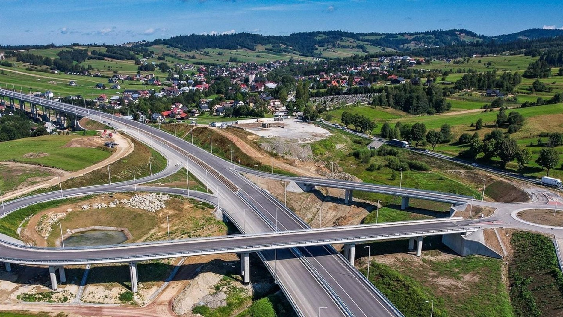 W piątek 30 sierpnia 2024 r. drogowcy otworzą fragment nowej zakopianki