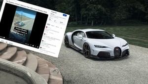 Najdroższy wypadek roku? Dwa Bugatti Chirony zderzyły się ze sobą. Jest film