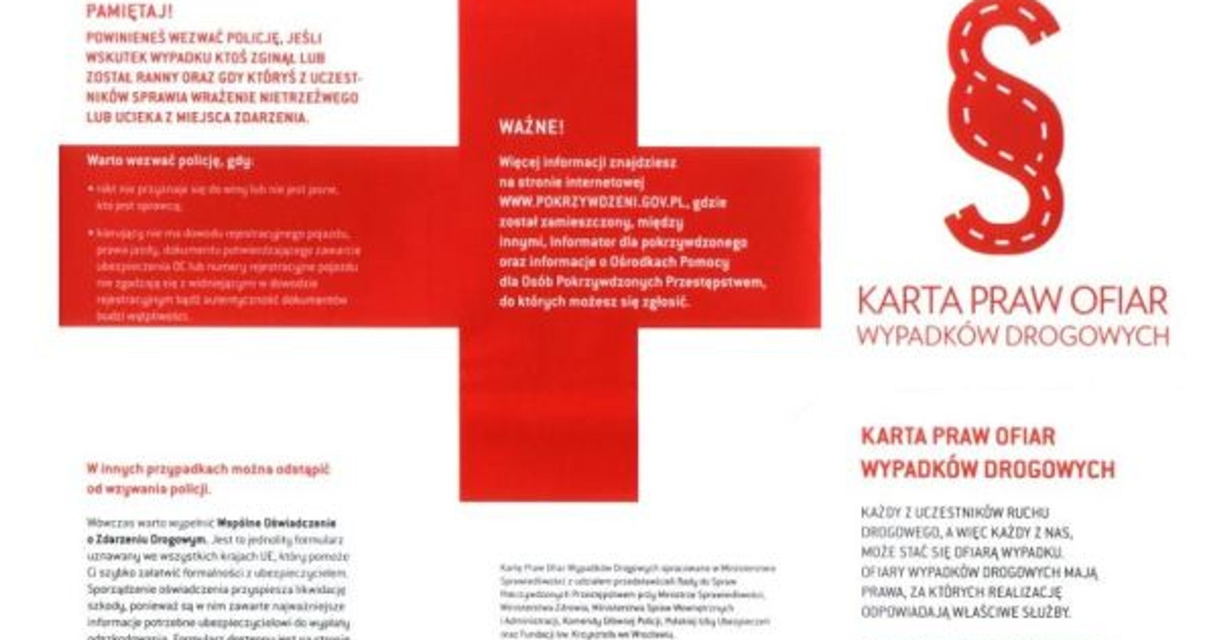 Karta Praw Ofiar Wypadków Drogowych