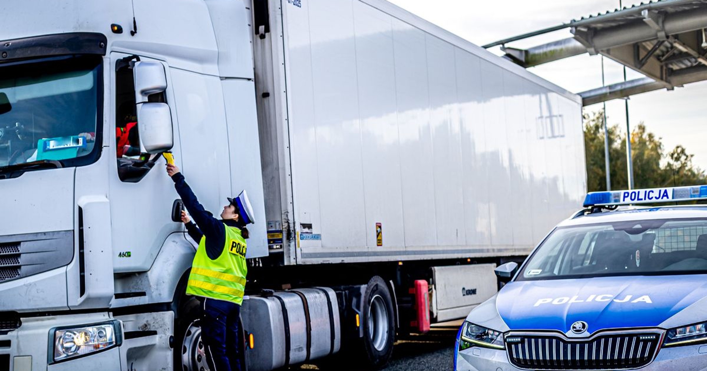 Kontrola trzeźwości na A1
